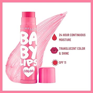 Maybelline New York Baby Lips Loves Color Lip Balm - Pink Lolita