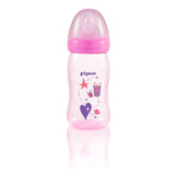 Pigeon Softouch Peri Plus Clear PP Feeding Bottle, Pink, 240-ml