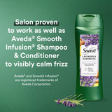 Suave Lavender + Almond Oil Frizz Calming Shampoo, Paraben Free, 373-ml