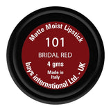 ST London - Matte Moist Lipstick -101 - Bridal Red