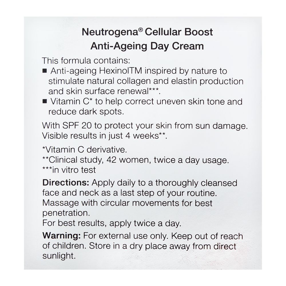 Neutrogena Cellular Boost Anti-Ageing Night Cream, 50ml