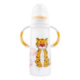 Roots Natural Anti-Colic Baby Feeding Bottle, 6m+, L, 280ml, Lion With Handle, J1005