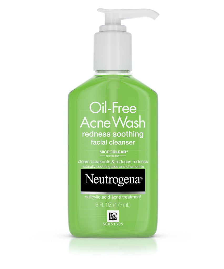 Neutrogena Oil-Free Acne Wash Redness Soothing Facial Cleanser 177ml