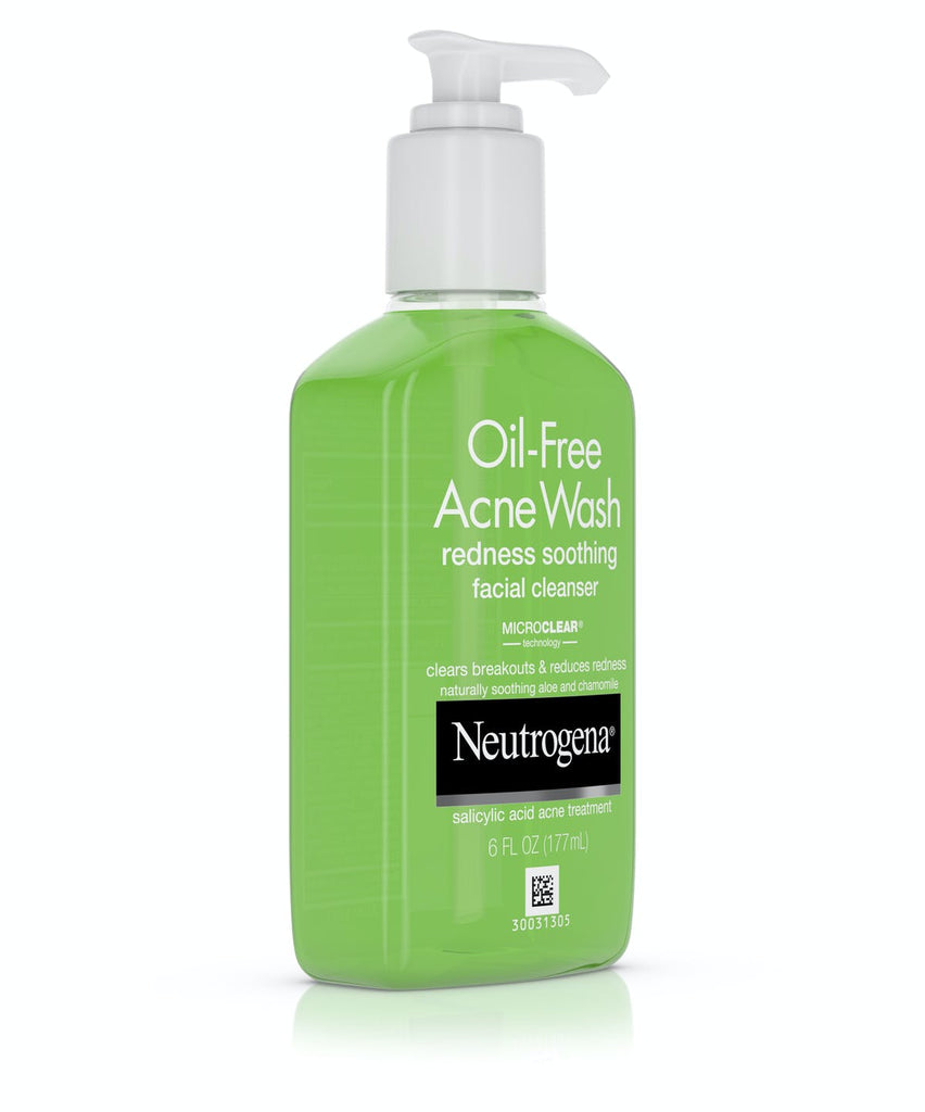 Neutrogena Oil-Free Acne Wash Redness Soothing Facial Cleanser 177ml
