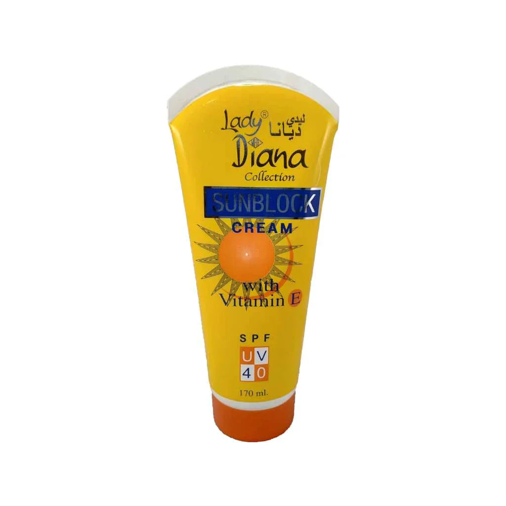 Lady Diana Sunblock Cream With Vitamin E SPF 40 170-ml
