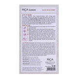Rica Strawberry Face Wax Strip, 20-Pack, For Dry Skin