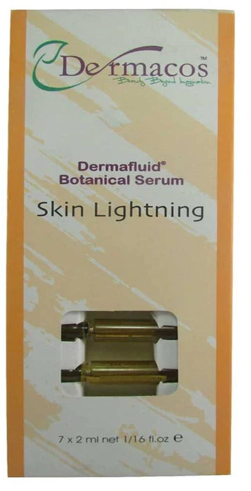 Dermacos- Skin Lightning Serum (Fluid) 2 ml Net 1/16 Fl.Oz 7 Pcs