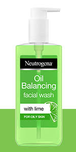 Neutrogena Oil Balancing With Lime Oil Free Skin Facial Wash, 200ml,