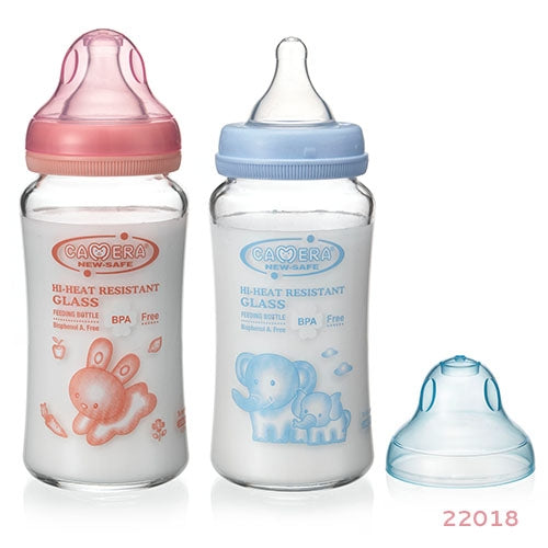 Nerrow neck glass baby feeding bottle 240 ml