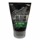 Gatsby Cooling Face Wash, Gatsby Oil Clear Solution Oil Control Clay + Lemon 100-ML