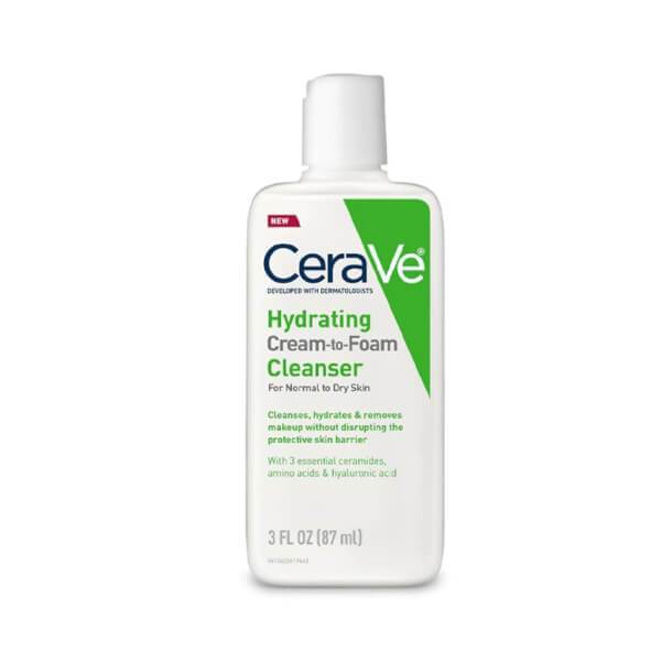 CeraVe Hydrating Cream to Foam Cleanser 87-ml